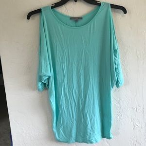 Cold Shoulder Tunic Top